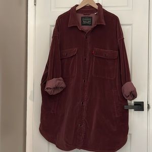Levi’s Corduroy Shirt Dress Size XL